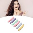 thumbnail image 1 of Hair Styling Rollers, Foldable Heatless Curlers Set Portable 6pcs Washable Time Saving Simple   for Girls for Travel, 1 of 7