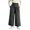 Dark Gray, variant on CPNG Girls Wide Leg Dress Pants Solid Color Elastic High Waist Wide Leg Casual Uniform Pants with Pockets