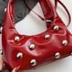thumbnail image 3 of Bolso para Las Axilas Hombro Con Tachuelas PU Color Sólido Mujer Al Aire Libre, 3 of 9