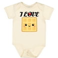 thumbnail image 3 of Inktastic Waffle Lover I Love Waffles Boys or Girls Baby Bodysuit, 3 of 5