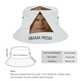 thumbnail image 2 of The Obama Prism Shadow Meme Bucket Hats for Women Men Travel Fashion Sun Cap Packable Outdoor Fisherman Hat, 2 of 6