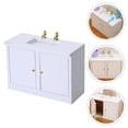 thumbnail image 3 of MasteelfCA 1Pc Small House Accessory Mini Washing Table Set Miniature Decoration (White), 3 of 7