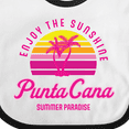 thumbnail image 4 of Inktastic Enjoy the Sunshine Punta Cana Summer Paradise Boys or Girls Baby Bib, 4 of 4