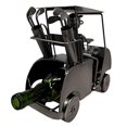 thumbnail image 2 of Atlantic Collectibles Professional Golfer With Golf Cart Hand Made Metal Wine Bottle Holder Caddy Decor Figurine 13.5"L, 2 of 4