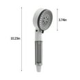 thumbnail image 3 of Clearance! Shower - High-Pressure Handheld Showerhead With Carbon Filter - Hard Water Softener Filtered Shower , High Pressure3 Spray Modes Handheld Shower For The Elderly Discount Items, 3 of 7