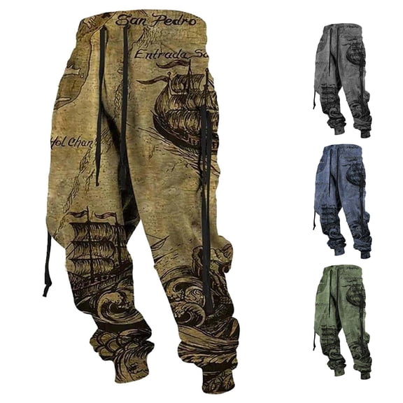 Mens 3D Printed Sweatpants Fall Winter Jogger Pants Casual Athletic Trousers With All-Over Graphic Design For Sports And Daily Casual