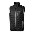thumbnail image 2 of Men's Cutter & Buck  Black New Hampshire Fisher Cats Rainier PrimaLoft Big & Tall Eco Insulated Full-Zip Puffer Vest, 2 of 3