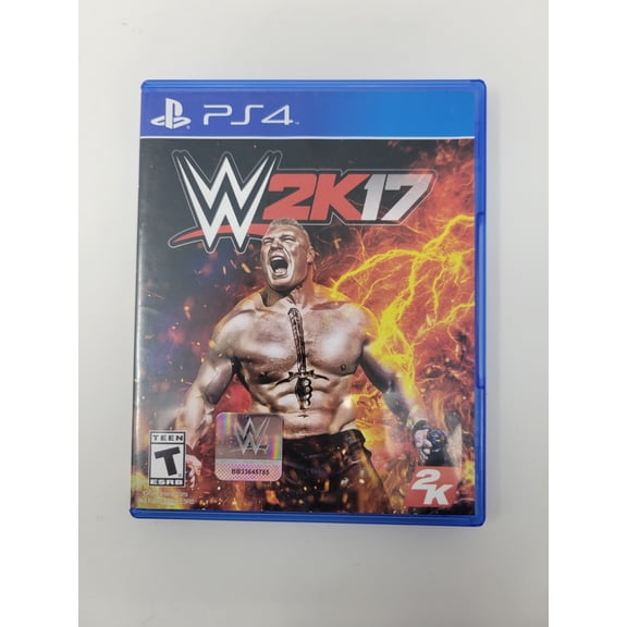 WWE 2K17 Video Game Physical Format for PlayStation 4, Fighting Genre, Parental Controls, 4 Offline Players