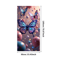 thumbnail image 3 of Colorful Butterfly Themed Happy Birthday Backdrop Banner Party Decorations Photography Props Birthday Party Supplies Decor Background, 3 of 4