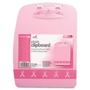 OIC, OIC08903, Breast Cancer Awrnss Designer Clipboard, 1 Each, Pink