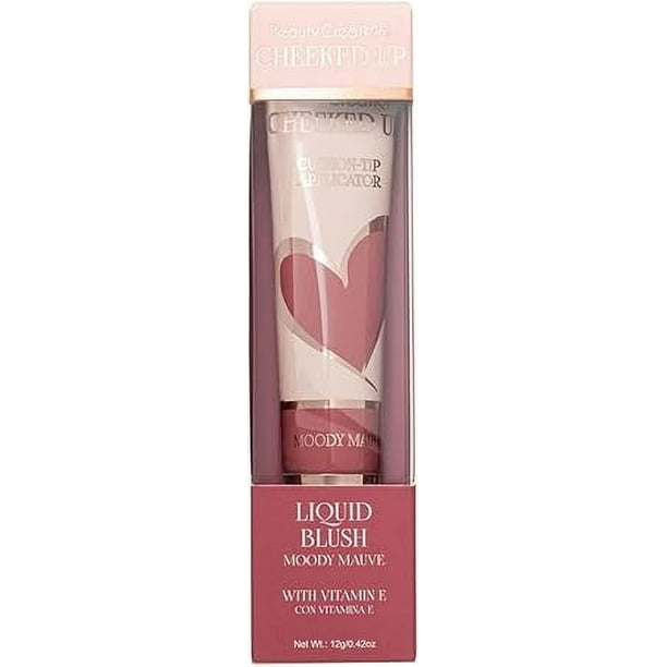Beauty Creations | Flawless Stay Liquid Blush Cheeked Up Wands Rubor Líquido (Moody Mauve, 12g)