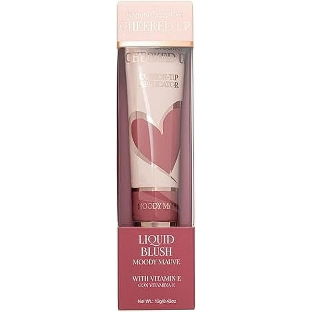 Beauty Creations | Flawless Stay Liquid Blush Cheeked Up Wands Rubor Líquido (Moody Mauve, 12g)