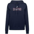 thumbnail image 2 of Women's Levelwear Navy Atlanta Braves Adorn Journey Hoodie, 2 of 3