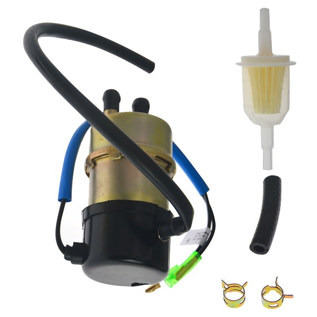 Kenally Bomba de combustible para motocicleta 49040-1055, bomba eléctrica de 12V con reemplazo de Clips de filtro para Mule 3020 3010 3000 2520 2500 Accesorios para motos Kenally VI001107-00