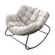 thumbnail image 2 of Mecedora Cómodo Sofá Suave Cojín Grueso Para Interior Exterior Balcón Beige, 2 of 8