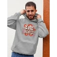 thumbnail image 2 of Love In Our Hearts... Hoodie Men -Smartprints Designs, Male 5X-Large, 2 of 4