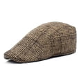 thumbnail image 1 of Gorra plana unisex a cuadros Gatsby Newsboy Sally Ivy Taxie, 1 of 4
