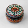 thumbnail image 1 of Caja pequeña de hierro para hornear galletas, caja para té con forma de rosa Luoshi, lata para velas, lata para dulces, tarro para velas, 1 of 6