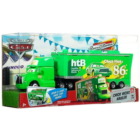 Disney Cars Movie Haulers Chick Hicks Hauler Diecast Car Playset
