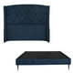 thumbnail image 1 of Base Cama Slim Dicasa con Cabecera Individual Zefyr Azul, 1 of 8