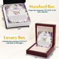 thumbnail image 3 of Necklace for Mom from Daughter, Double Heart Pendant Jewelry Gift, To My Beautiful Mom Love You Card, Birthday Graduation Present, Sentimental Keepsake for Mother, 3 of 6