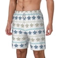 thumbnail image 2 of Balery Sea Turtle Mens Swim Trunks Swim Shorts for Men Quick Dry Inseam Beach Shorts with Compression Liner Pocket-Large, 2 of 9