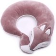 thumbnail image 1 of Travel Pillow Planes Kids Fox Animal U-shaped Neck Pillow Plush Fur Warm Cartoon Comfortable Luggage Pillow For Airplanes Car Train (purple), 1 of 5