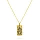 thumbnail image 1 of Collar de Tarot JeenMata El Emperador Baño de Oro Amarillo, 1 of 5