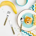 thumbnail image 2 of Juego de cuchillo tenedor y cuchara para niños del equipo Steelers Adecuado para diversas ocasiones, como Navidad, Halloween, reuniones familiares, comidas de jardín de infantes, picnics al aire, 2 of 6