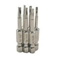 thumbnail image 4 of Fule 6pcs Magnetic Triangle Security Screwdriver Bits Alloy Steel 1/4 Inch Hex Shank, 4 of 9