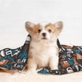 thumbnail image 4 of Naloa Coffee Lover Print Dog Blanket, 3 Sizes Cat Blanket for Indoor Cats Large Medium Small Dog Gifts-Medium, 4 of 8