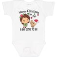 thumbnail image 3 of Inktastic Merry Christmas to me, a Big Sister to be Girls Baby Bodysuit, 3 of 5