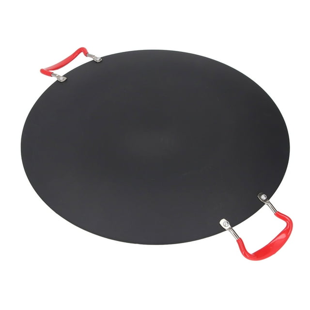 BBQ Grill Non Stick Grill Circular, BBQ Grill Pan for Stove Top, Camping Stove and IH Stove, Non Stick Coating Frying Pan for Electric Cooktop, Indoor or Outdoor Grilling