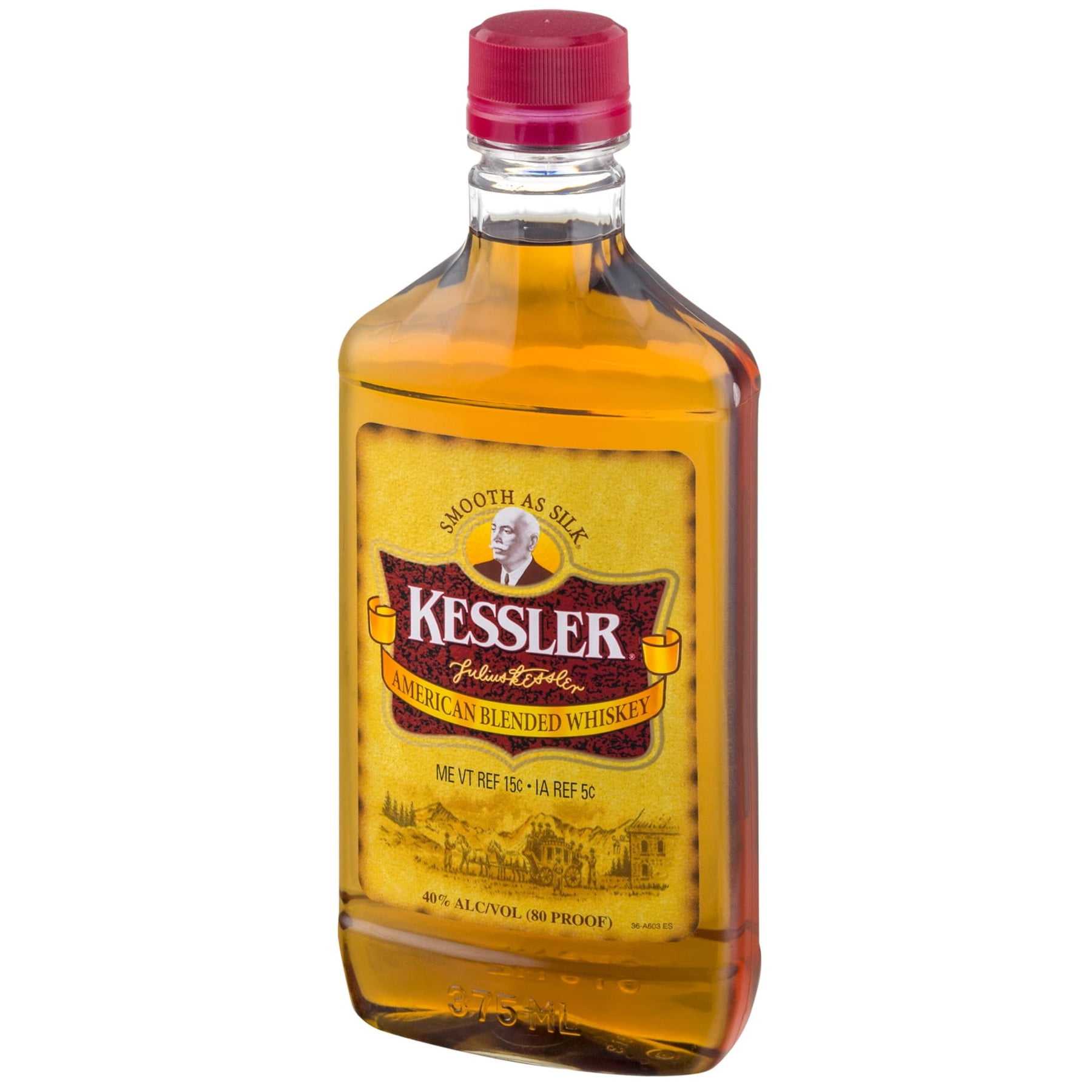 Kessler Blended American Whiskey, 375 ml PET Bottle, ABV 40.00%