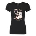 thumbnail image 2 of If It's Not a Pug It's Just a Dog Gift | Womens Dog Lover Slim Fit Junior Tee, Black, Small, 2 of 3