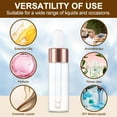 thumbnail image 5 of 25pcs Mini Glass Bottles 5 ml, Clear Glass Dropper Bottle with 2 ml Dropper, Pipette, Long Tube Dispenser & 36 Labels, for Essential Oil Perfume, 5 of 7