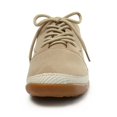 thumbnail image 5 of Dakaela Women's Wingtip Oxfords Dress Shoes Lace up Round Toe Business Classic Formal Loafers Beige 7, 5 of 7