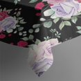 thumbnail image 3 of Pioneer Flower Floral Print Pattern Rectangle Tablecloth 60"x84",Waterproof Polyester Rectangle Table Cloth, Wipeable Spillproof Polyester Tablecloth for Dining, Camping, Indoor and Outdoor, 3 of 5