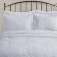 Better Homes & Gardens White Paisley Medallion Cotton Embroidered Quilt, Full/Queen