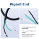 thumbnail image 4 of Cable de alimentación EP, paquete de 2 unidades, 12 pies, calibre 14, 15 A, 1875 W, 110-120 V, 4 of 8