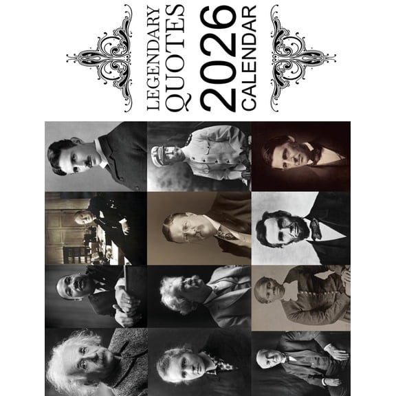Legendary Quotes 2026 Calendar, (Paperback)