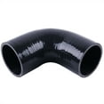thumbnail image 2 of LUXERAD Silicone 90 Degree elbow Hose ,ID 63mm,Length 4"(102mm),4-Ply (5.4mm) Reinforced Turbo/Intercooler/Intake Piping Coupler Industrial Hydraulic Hoses Black, 2 of 4