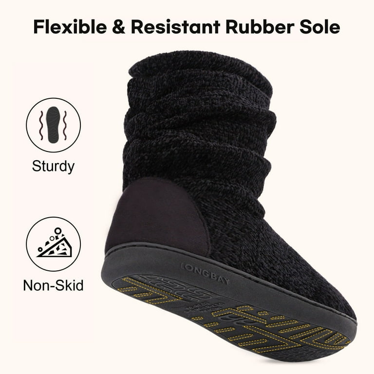 Men's muk luks knit bootie slippers deals