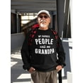 thumbnail image 2 of My Favorite People Sweatshirt Men -GoatDeals Designs, Male XX-Large, 2 of 4