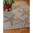 thumbnail image 4 of 5â€™ x 7â€™ Red Starfish Indoor Outdoor Area Rug, 4 of 9