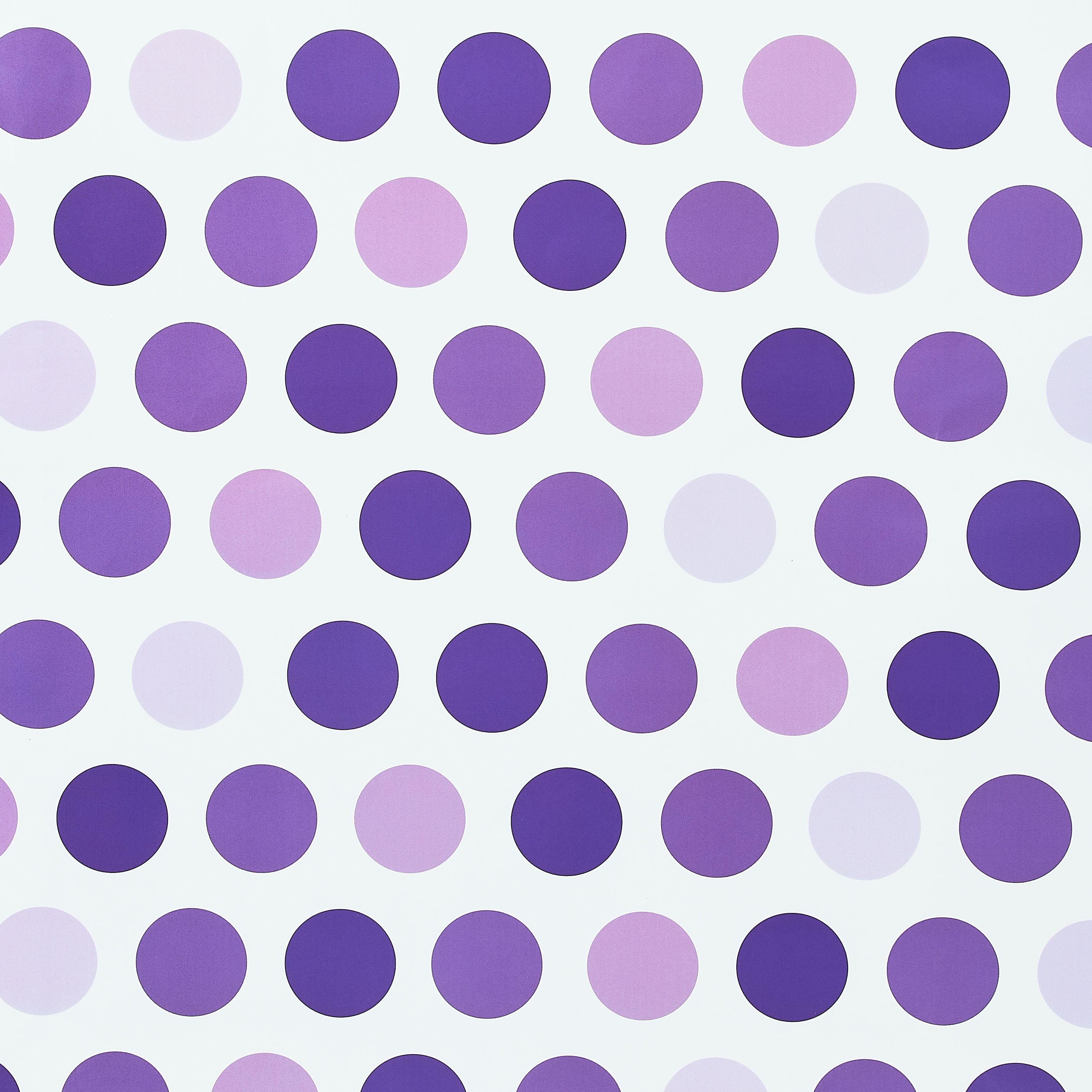 Purple Polka Dot Print Paper Gift Bag, 14.5" x 17.5", by Way To Celebrate