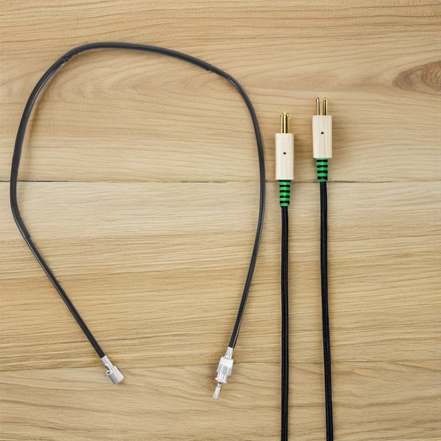 GARVALON Motorbike Speedometer Cable Precise Distance Measurement Black Plastic Alloy Scooter Part 1Pack