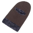 thumbnail image 3 of Winter Ski For Men And Women Winter Knitted Full Face 1 Hole Ski Trapper Hat with Bill Skin Hats Warm Head Gear Men Hat for Man Winter Windproof Cap Women Ski Hat Warm Weather Hats for Men Trooper, 3 of 3