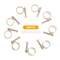 thumbnail image 3 of FESTFENDS 20Pcs Marine Grade Stainless Steel Pipe Clamps for Rubber Hoses, 3 of 5