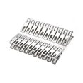 thumbnail image 1 of Pinzas para la ropa 20 Unids Pinzas para la ropa Clips de ropa de acero inoxidable Clip de sellado metálico Calcetines Clavijas de ropa Clips de pinzas para el hogar para papelería de oficina escolar Eccomum  Pinzas para la ropa, 1 of 7